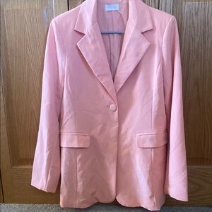 Elegant peach/ Pink Blazer